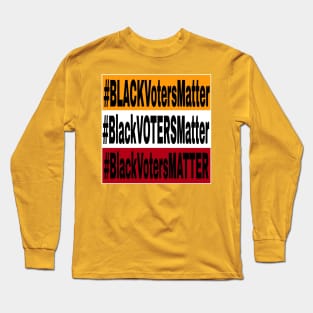 Black Voters Matter - Multicolored - Front Long Sleeve T-Shirt